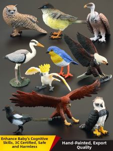 MENGSILE | Realistic Childrens Animal Toy Model Birds