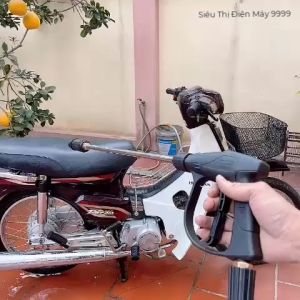 Bộ 20M dây rửa xe và súng xịt kiểu dài 60cm Hàng Loại 1 - súng rửa xe áp lực cao ren 22mm