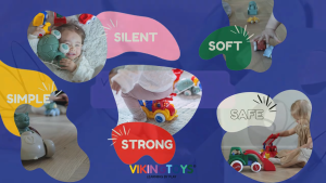 Viking Toys Mini Chubbies 7cm Blister Pack for Baby and Kids V81111 Pack of 5