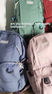 (AGFE) Simple Backpack for Student Casua Anti-Theft Student Bag for Men and Women Multi Compartment Backpack