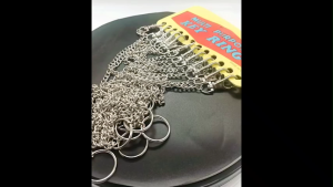 35cm Long Metal Safety Keyring Silver Keychain Chain Hipster Pant Jean Key Wallet Belt Ring Clip Mens HipHop Keyring