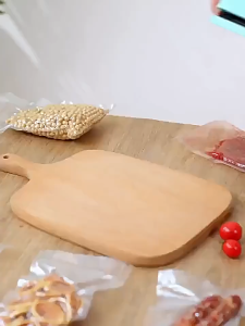 Mesin Vacuum Sealer Mini Portable 3 Speed Mode Automatic Packing Machine untuk Makanan Basah dan Kering HM1070