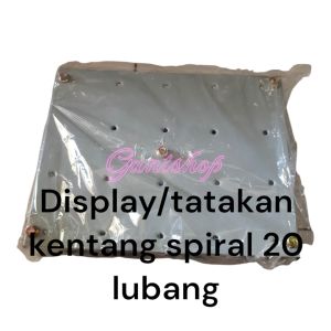 Display/Tatakan Kentang Spiral/Twister 20 Lubang