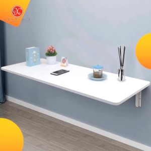 DECTiONs Meja Lipat Dinding Besar 120x50cm Meja Belajar Tempel Dinding / Floating Desk Minimalis