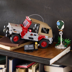 LELE BROTHER | Children Jurassic Jeep Wrangler Building Blocks Toy
