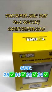 ORIGINAL PROTAPER Pwk Powerjet Carburetor Carb Power Jet Black 28mm 30mm 32mm 34mm NSR Y125Z WAVE 125 RXZ LC 135
