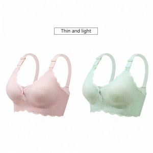 Anti-sagging Concentration Postnatal Feeding Special Large Size Double Buckle Maternity Bra