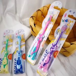 Soft Hair Childrens Toothbrush Cartoon Kids Baby Girls Boys Colorful Cute Toothbrush 1-12 yrs old Soft Brush Type