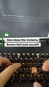 Outemu Switch (Brown) (Tactile)