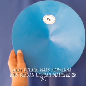 Dulangan Warna Biru 25cm: Alat Dulang Emas Fiberglass Berkualitas Tinggi
