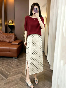 Icy Silk Lightweight Off-Shoulder Batwing Knit Top
