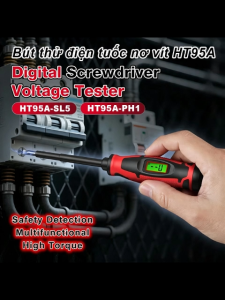 Tuốc nơ vít bút thử điện HT95A đa năng NCV không chạm hiển thị số kiểm tra điện 390V