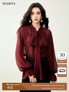 BADINA | Bộ Đồ Cao Cấp Elegante Có Cổ Bướm và Tay Loe