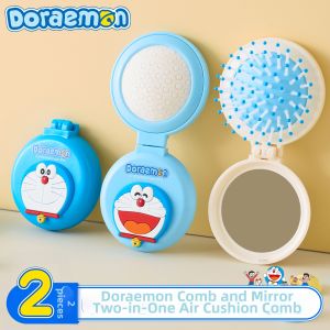 SVORIAHI | Foldable Portable Cushion Massage Comb with Mirror