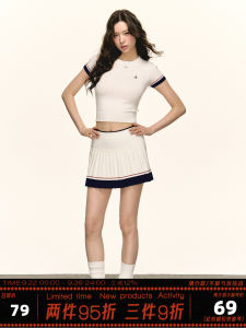 Ariseism American Retro White Knitted Short Sleeve T-Shirt And Mini Skirt Set Womens Summer Slim Fit Two-Piece Suit