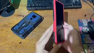 Case HP Untuk Samsung Galaxy A24 4G New Casing Hp Kickstand Armor Belt Clip Terbaru