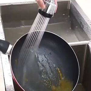 Sink Faucet Kitchen Faucet 360° Rotate Flexible Cold Tap Wall Mounted Faucet 2-level Adjustable Dishwashing Faucet