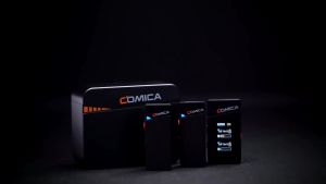 Micro thu âm không dây Comica Vimo C1/C2/C3 - Micro cài áo cổng 3.5mm cho điện thoại & máy ảnh