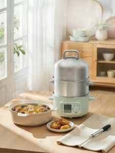 BUYDEEM | Multifunctional Stainless Steel Electric Steam Pot