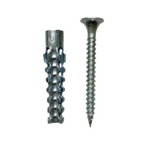 50/100Sets Metal Expansion Tube Self Tapping Screws Sets Drilling Plug Screw for Concrete Wall Anchors Fasteners Bolts Kits