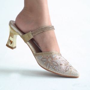 XES YOUNGJI-439 Sandal Heel Pesta Wanita