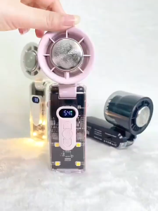 Sku-2500 FC8 Kipas Angin Mini Portable Bisa Dilipat Turbo Fan Handheld Angin Kencang Ada Pendingin High Speed Cooling Fan Refrigeration Bisa Digantung Anti Panas Ac