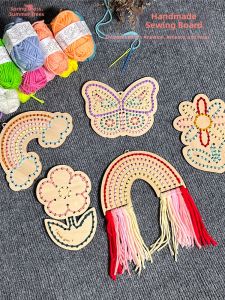Children Handicraft Sewing Embroidery Weaving Teaching Toy Material Kit