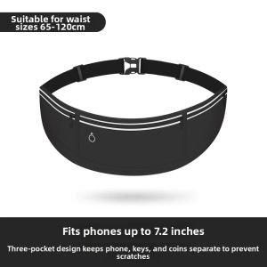 BEIZIYAN | Waterproof Sweat Absorption Lightweight Slim Waist Bag for Sports