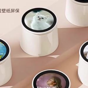 High Appearance Lily of the Valley Design Smart Color Screen Drink Reminder Water Bottle