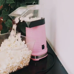 เครื่องเครื่องทำป๊อปคอร์นเครื่องทำข้าวโพดคั่วไฟฟ้าเครื่องทำป๊อปคอร์นอากาศร้อนที่ใช้ในครัวเรือนเครื่องเนยละลายและเครื่องทำขนมเพื่อสุขภาพถ้วยวัด