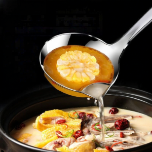 Food Grade 304 Stainless Steel Oil Filtering Ladle