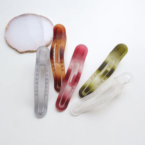 กิ๊บติดผมปากเป็ดขนาดใหญ่ กิ๊บติดผมสไตล์ฝรั่งเศส ทรงหมุนเวียน สีน้ำมัน ทรงกลม ทรงเรียบ ทรงเรียบง่าย สไตล์วินเทจ