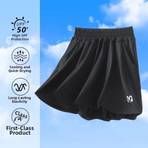 Summer Quick-Dry Thin Ice Silk Skirted Shorts