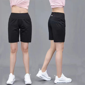 กางเกงขาสั้นกีฬาสำหรับผู้หญิง ระบายอากาศได้ดี แห้งเร็ว ทรงหลวม วิ่ง โยคะ ฟิตเนส กางเกงขาสั้นสำหรับใส่กลางแจ้ง ไซส์ใหญ่