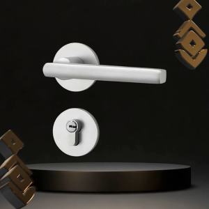 Kunci Pintu Roses Minimalist Flat Split Door Lock Set DRL-501SV