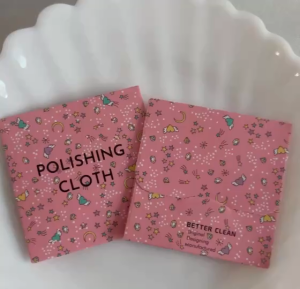 littlegirl gifts-mini silver polishing cloth-ผ้าเช็ดเงิน