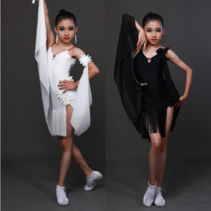 Áo Tập Khiêu Vũ Latin Mới Dành Cho Nữ Áo Tập Khiêu Vũ Khiêu Vũ Lớn Tua Rua Cao Cấp Cho Trẻ Em