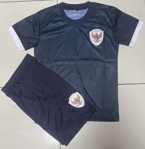 Jersey Timnas INDONESIA KIPER HITAM bisa CUSTOM NAMA untun anak usia 7 sampai 13 tahun