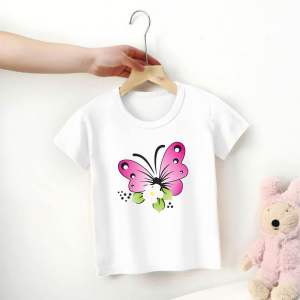 Kaos anak perempuan usia 2-10thn atasan lengan pendek anak cewek