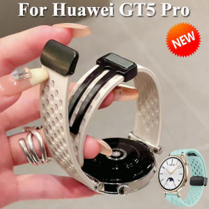 22mm 20mm Magnetic Silicone Strap For Huawei GT5 46mm 4 Pro 48mm Breathable Sport Wristband Correa For Huawei Ultimate GTRunner / Honor Watch 4Pro Band