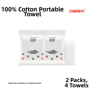 KOUDAILVXING | Compressed Full Cotton Facial Towel For Portability