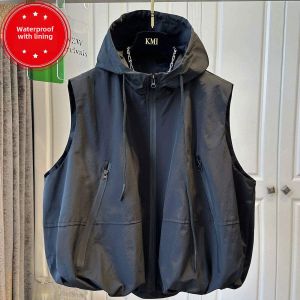 PAZHAOLANG | Waterproof Loose Hooded Vest for Men and Women 300kg