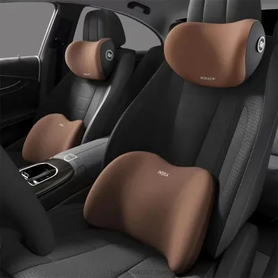Car lumbar support car seat cushion drivers seat backrest car waist cushion lumbar support waist protector cushion