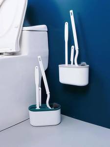 อัพเกรด แปรงขัดส้วม ชักโคก สำหรับทำความสะอาด ขจัดคราบสิ่งสกปก ในห้องน้ำพร้อมที่เก็บ ด้ามจับถนัดมือ COD