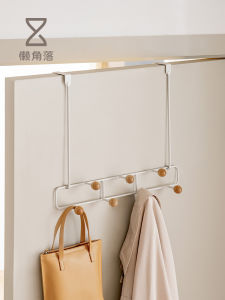 No-Drill Door Back Wall Corner Clothes Bag Hat Storage Hooks Lazy Corner High-End Bedroom Storage Hooks Easy Installation