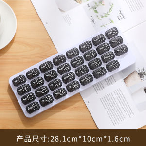 Portable Mini Pill Box Small Medicine Organizer Daily Dosage Reminder Container for Traveling Home Organization by VANYAR LIFE