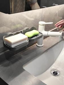 MOSHANG | Wall-Mounted Drainable Dual-Layer Soap Box