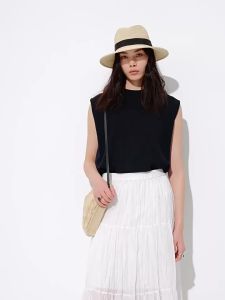MO&Co. | Lightweight Structured Broad-shoulder Scarf Detail Sweater