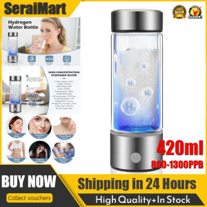 🚚 Local Delivery🚚Hydrogen Water BottleBike Water Bottles with PEM and SPE TechnologyUp to 1300PPB Portable Hydrogen Water Generator MakerNew Technology Glass Water Ionizer