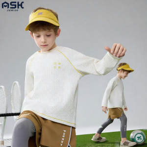 Ask Junior | Kids Hacci Knit Breathable Hoodie Long Sleeve